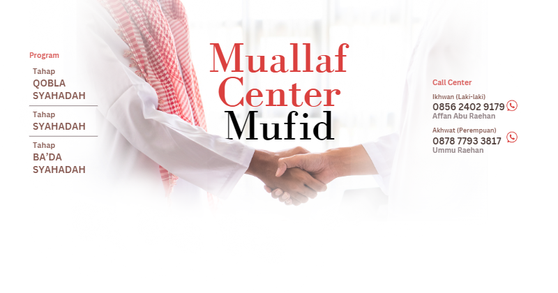 Wadah Muallaf Belajar Islam Sesuai Al Qurβan & As Sunnah